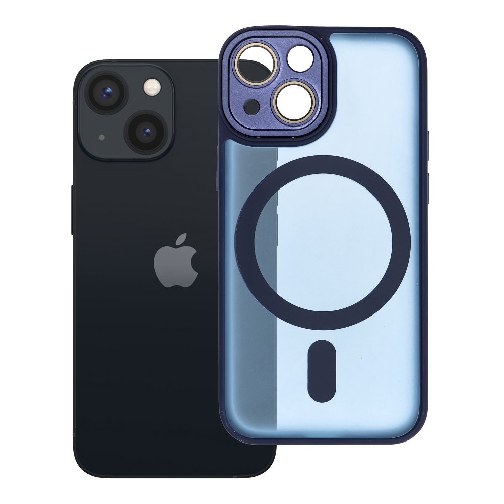 Husa Variete Mag pentru iPhone 13 Mini Compatible cu Magsafe Bleumarin