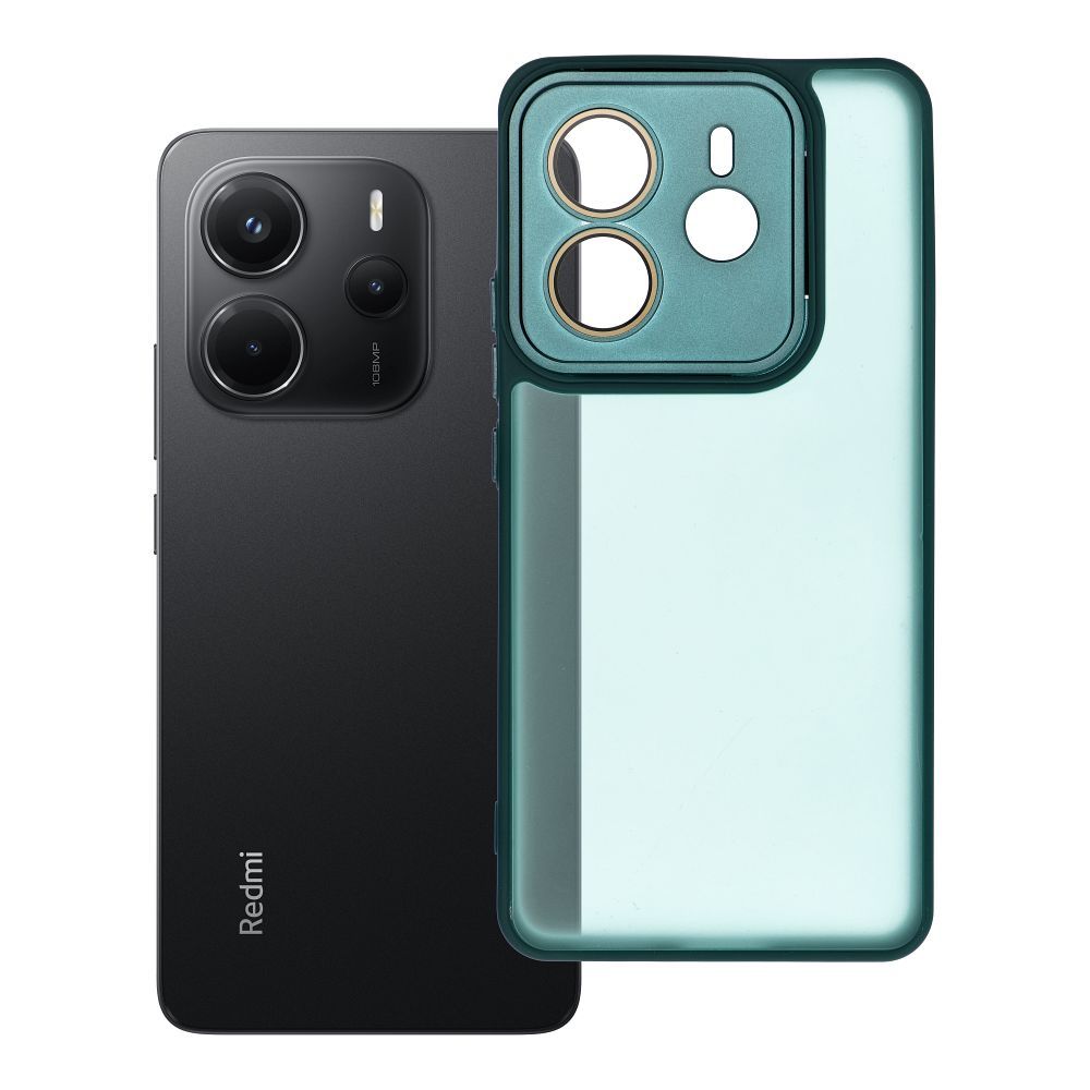Husa Variete pentru Xiaomi Redmi Note 14 4G (Global - 164,84mm X 78,15mm X 8,16mm) Verde inchis