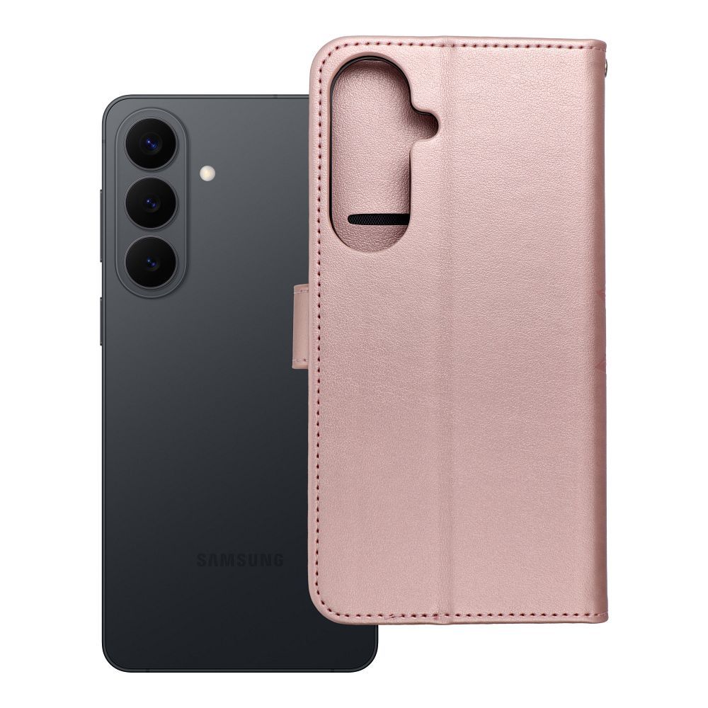 Husa Mezzo Book Flip pentru Samsung S26 Plus Mandala Roz auriu