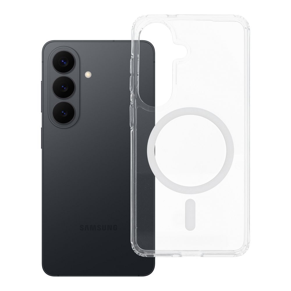 Husa Forcell pentru Samsung S26 F-protect Transparent Hybrid Premium Compatible cu Magsafe Transparent
