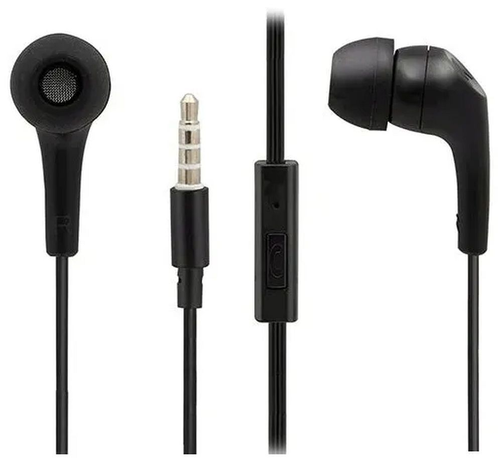 Casti Motorola Wired Jack cu Mircophone 3,5mm Ear Buds 2-S Negru
