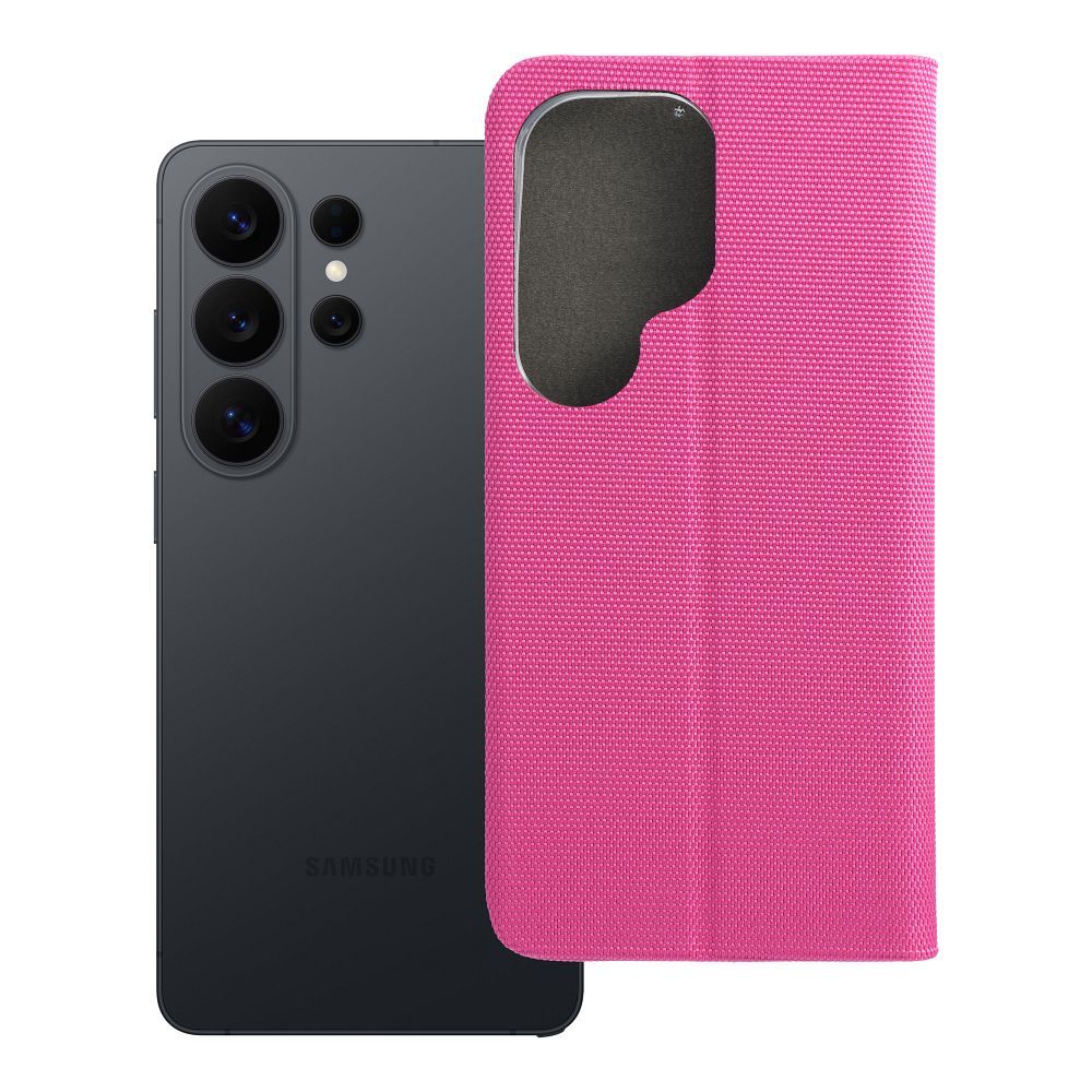 Husa Sensitive Book Flip pentru Samsung S26 Ultra Roz