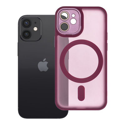 Husa Variete Mag pentru iPhone 12 Mini Compatible cu Magsafe Mov
