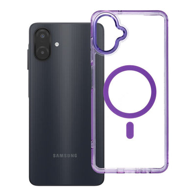 Husa Frame Transparent Hybrid Mag pentru Samsung A07 / A08 Compatible cu Magsafe Mov