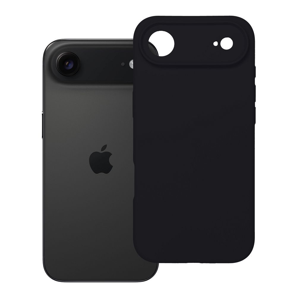 Husa pentru iPhone 17 AIR Silicone 2mm (Camera Protection) Negru