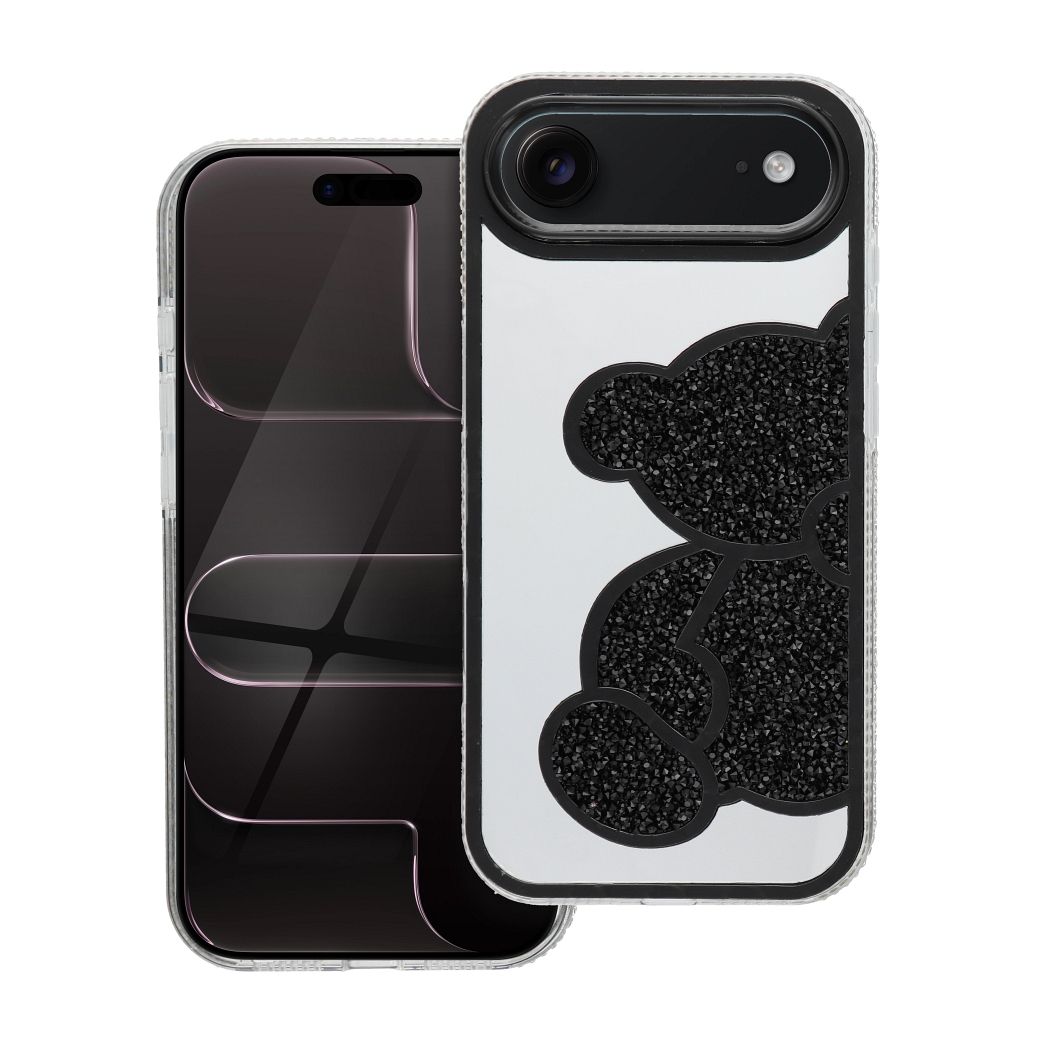 Husa Teddy Bear pentru iPhone 17 AIR Negru