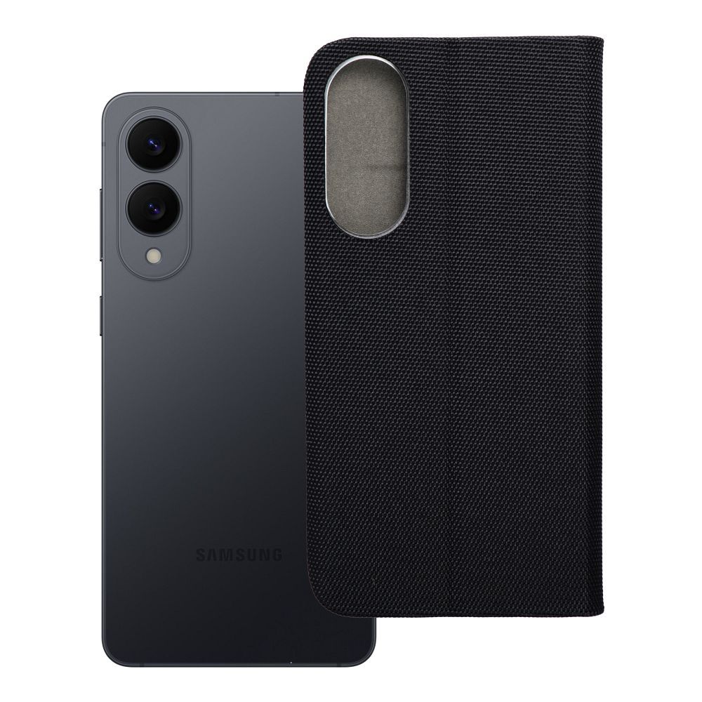 Husa Sensitive Book Flip pentru Samsung S25 Edge Negru