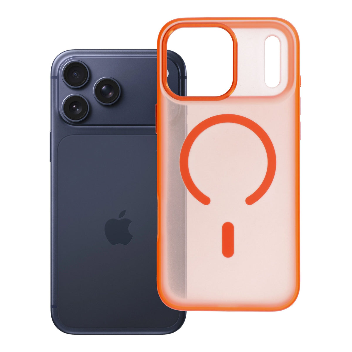 Husa Flexline Mag pentru iPhone 18 Pro Max / 17 Pro Max Compatible cu Magsafe Portocaliu