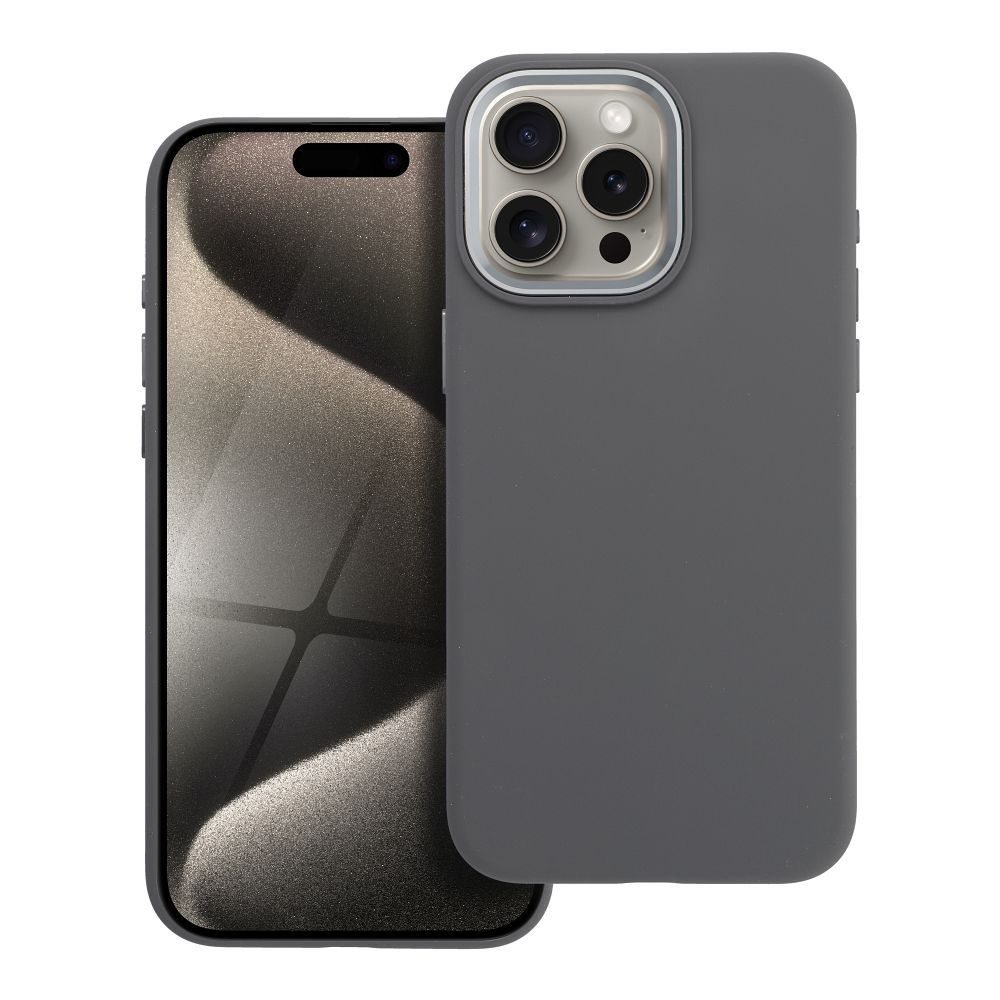 Husa Forcell pentru iPhone 15 PRO MAX F-protect Frame Premium Compatible cu Magsafe Gri