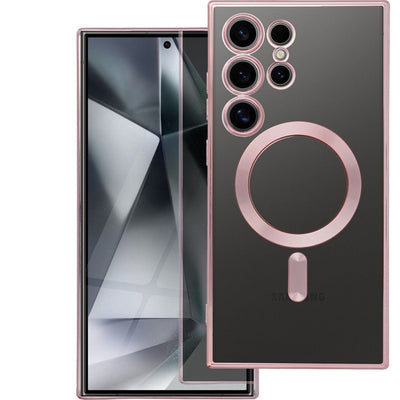 Husa Electro Mag pentru Xiaomi Redmi 15C (173,16 X 81,07 X 8,2) Compatible cu Magsafe Auriu-rose