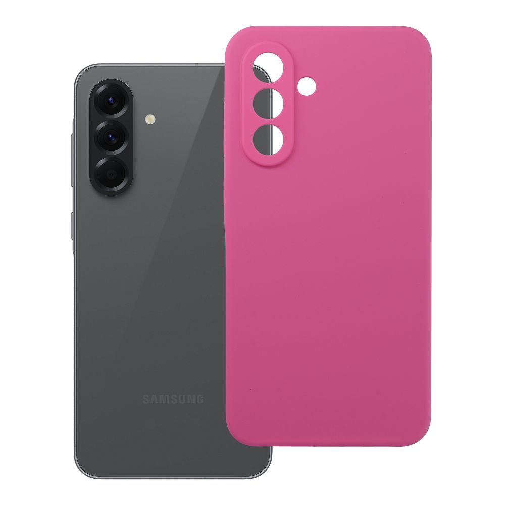 Husa pentru Samsung A56 5G Silicone 2mm (Camera Protection) Roz