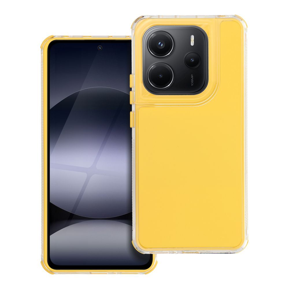 Husa Matrix pentru Xiaomi Redmi Note 14 5G Galben