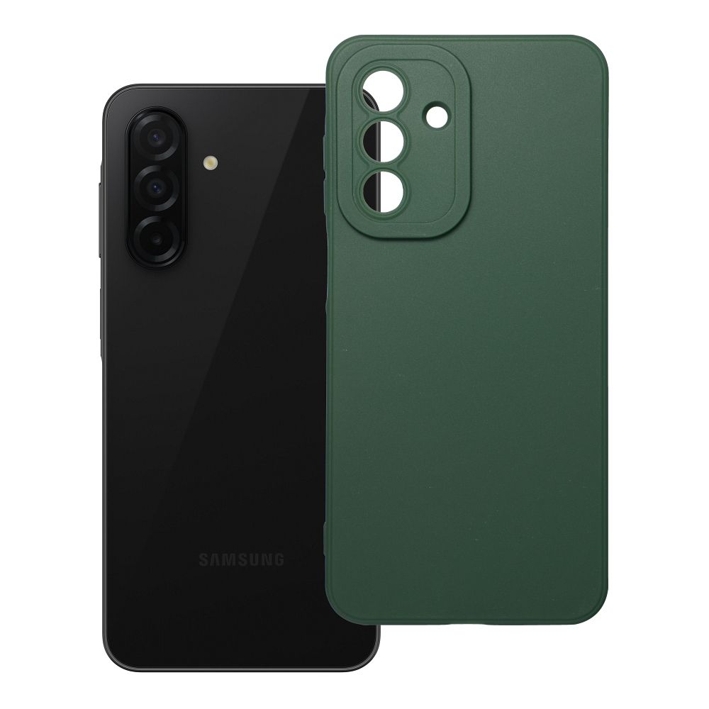 Husa Matt 2.0 pentru Samsung A26 5G Verde inchis