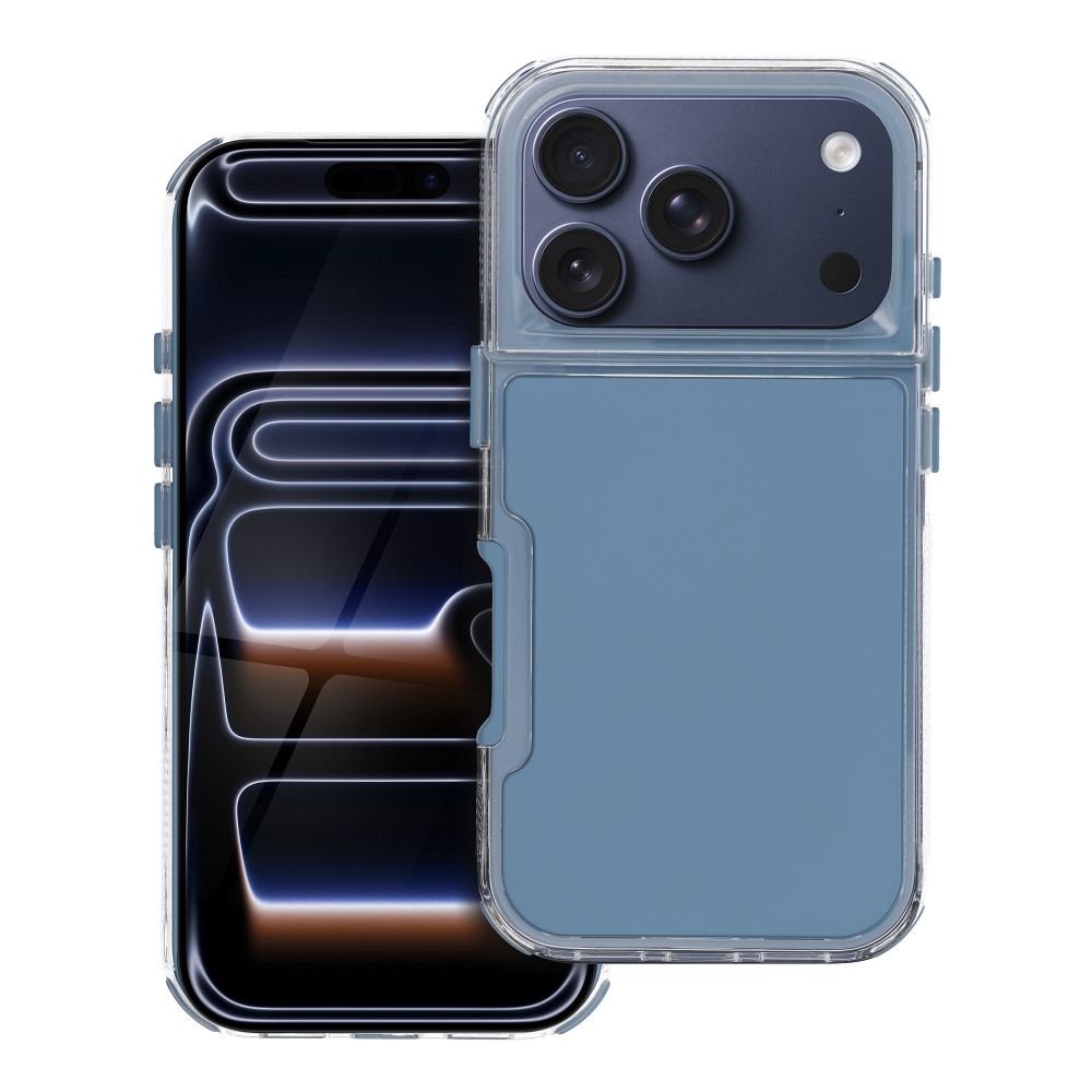 Husa Matrix pentru iPhone 18 Pro / 17 Pro Albastru