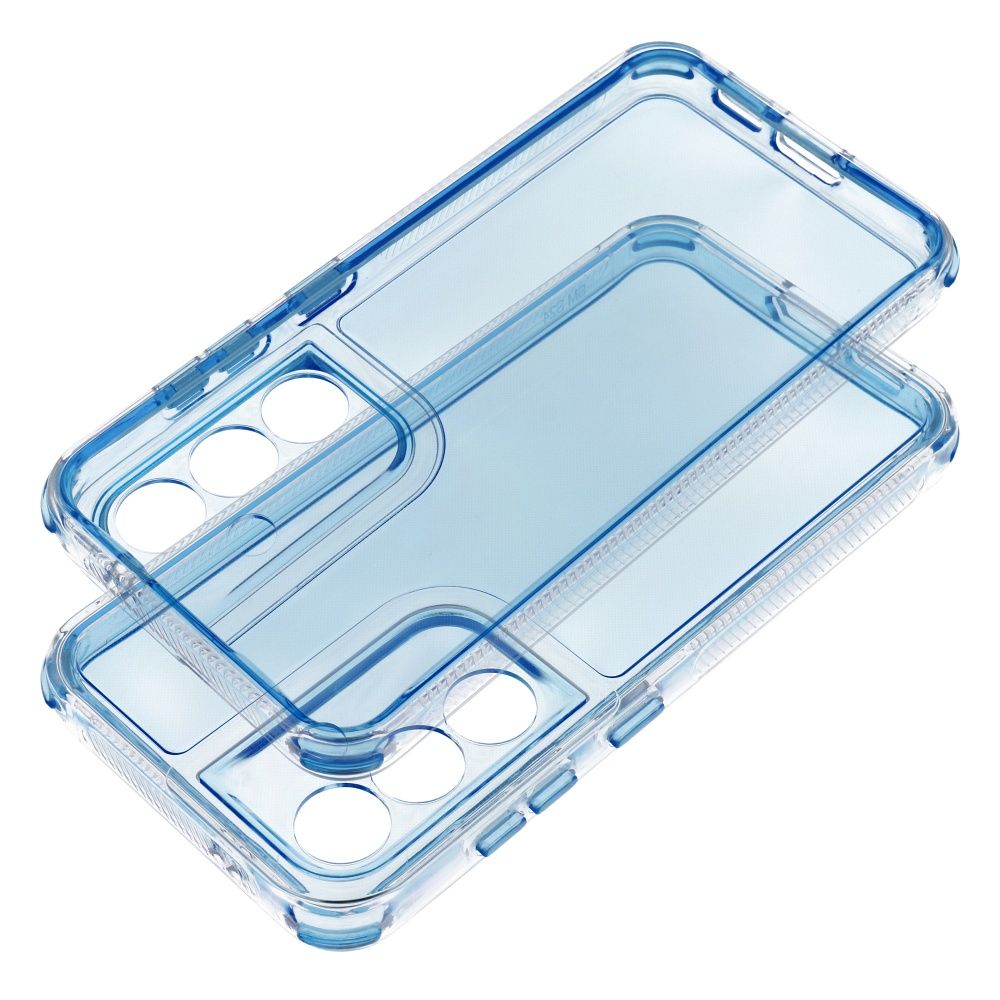Husa Matrix Transparent pentru Samsung A56 5G Albastru