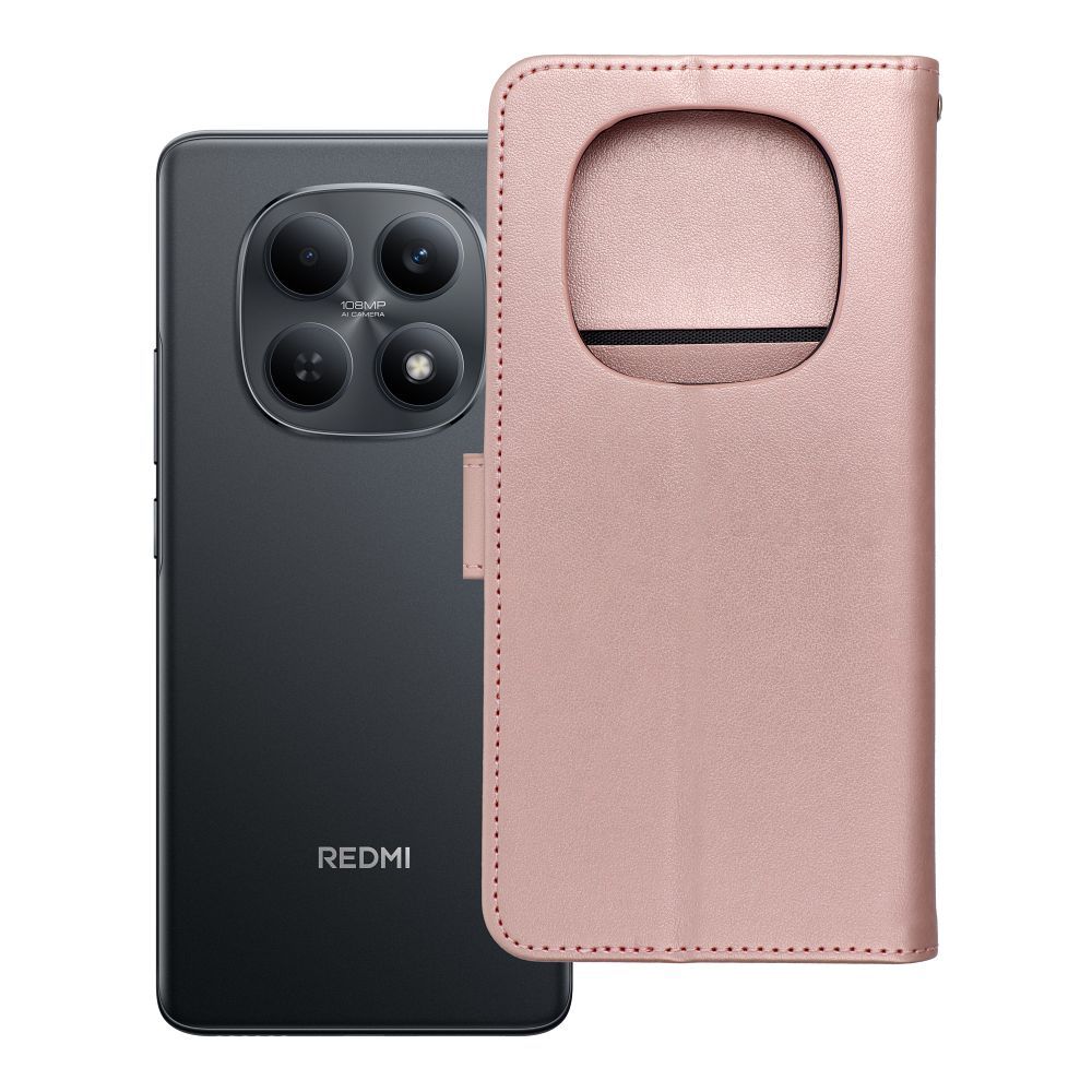 Husa Mezzo Book Flip pentru Xiaomi Redmi Note 15 5G Dreamcatcher Roz auriu