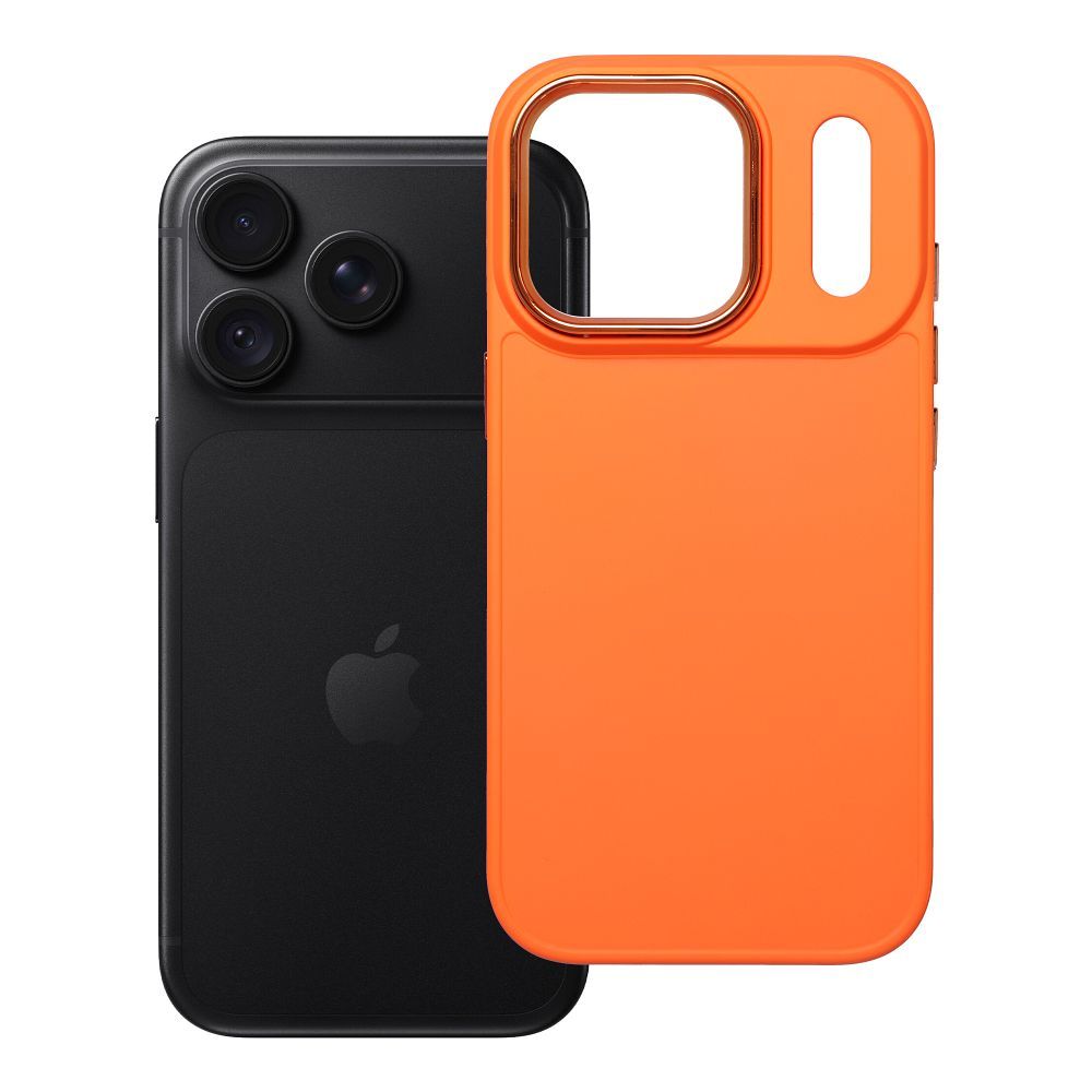 Husa Frame pentru iPhone 18 Pro / 17 Pro Portocaliu