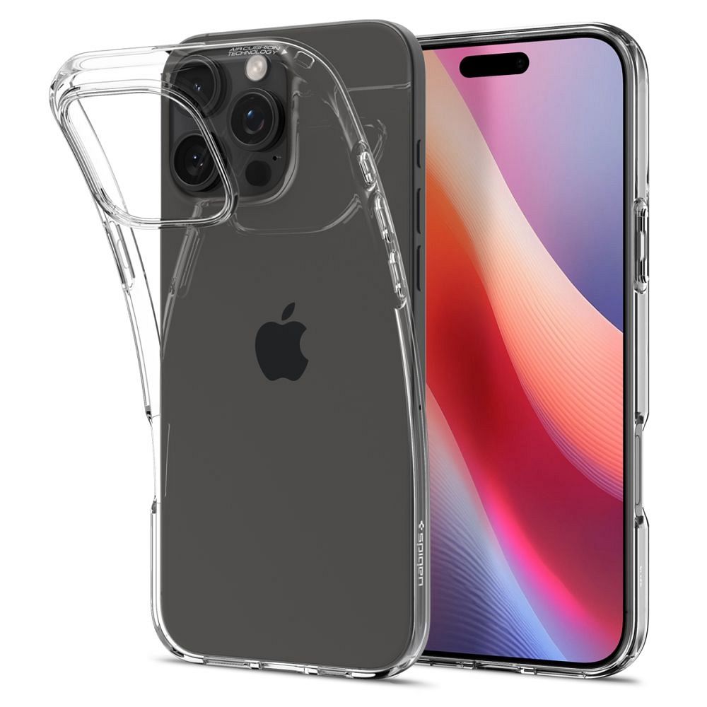 Husa Spigen Liquid Crystal pentru iPhone 16 Pro Crystal Transparent