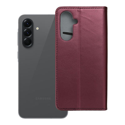 Husa Flip pentru Samsung A56 Smart Magneto Burgundy