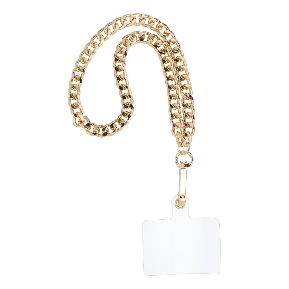 Husa Chain #41 Phone Lanyard, Phone Pendant / Cord Length 40cm (20cm In The Loop) / On Wrist - Auriu