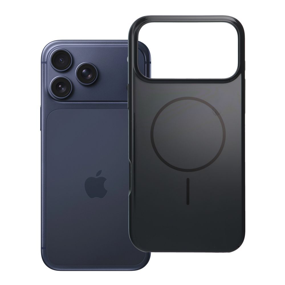 Husa Glossy Mag pentru iPhone 17 Pro Max / 18 Pro Max (Low Camera Edge) Compatible cu Magsafe Negru