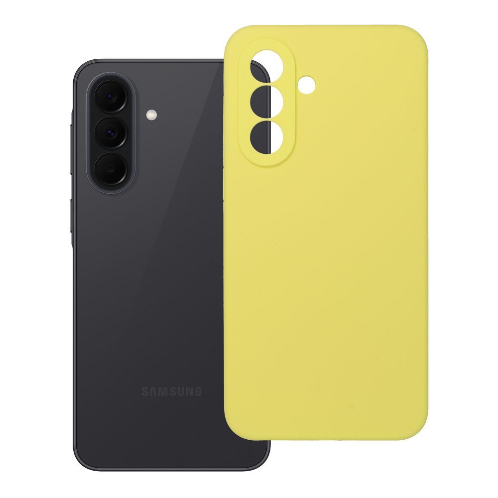 Husa pentru Samsung A37 5G Silicone 2mm (Camera Protection) Galben