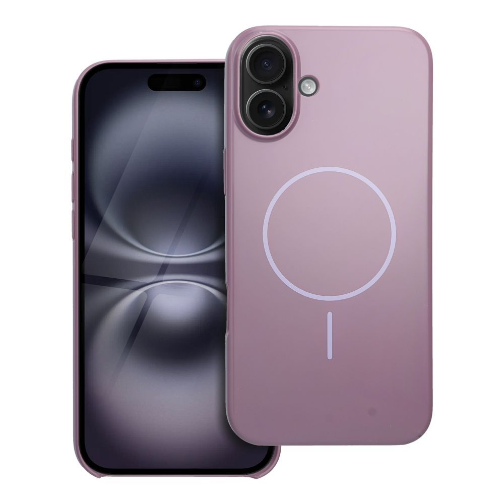 Husa Glossy Mag pentru iPhone 16 Plus Compatible cu Magsafe Mov