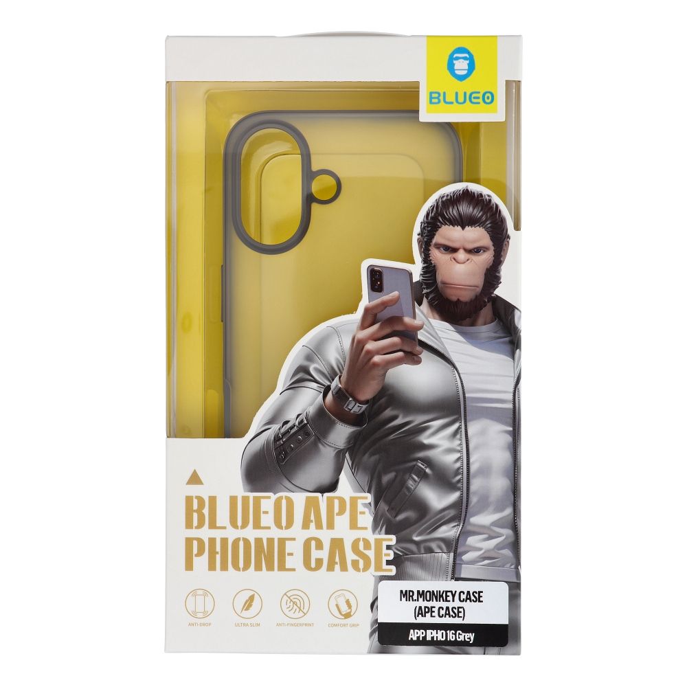 Husa Blueo APE - Apple iPhone 16 Gri