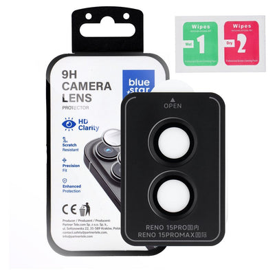 Folie Albastru Star sticla camera pentru Oppo Reno 15 PRO Easy Install Negru