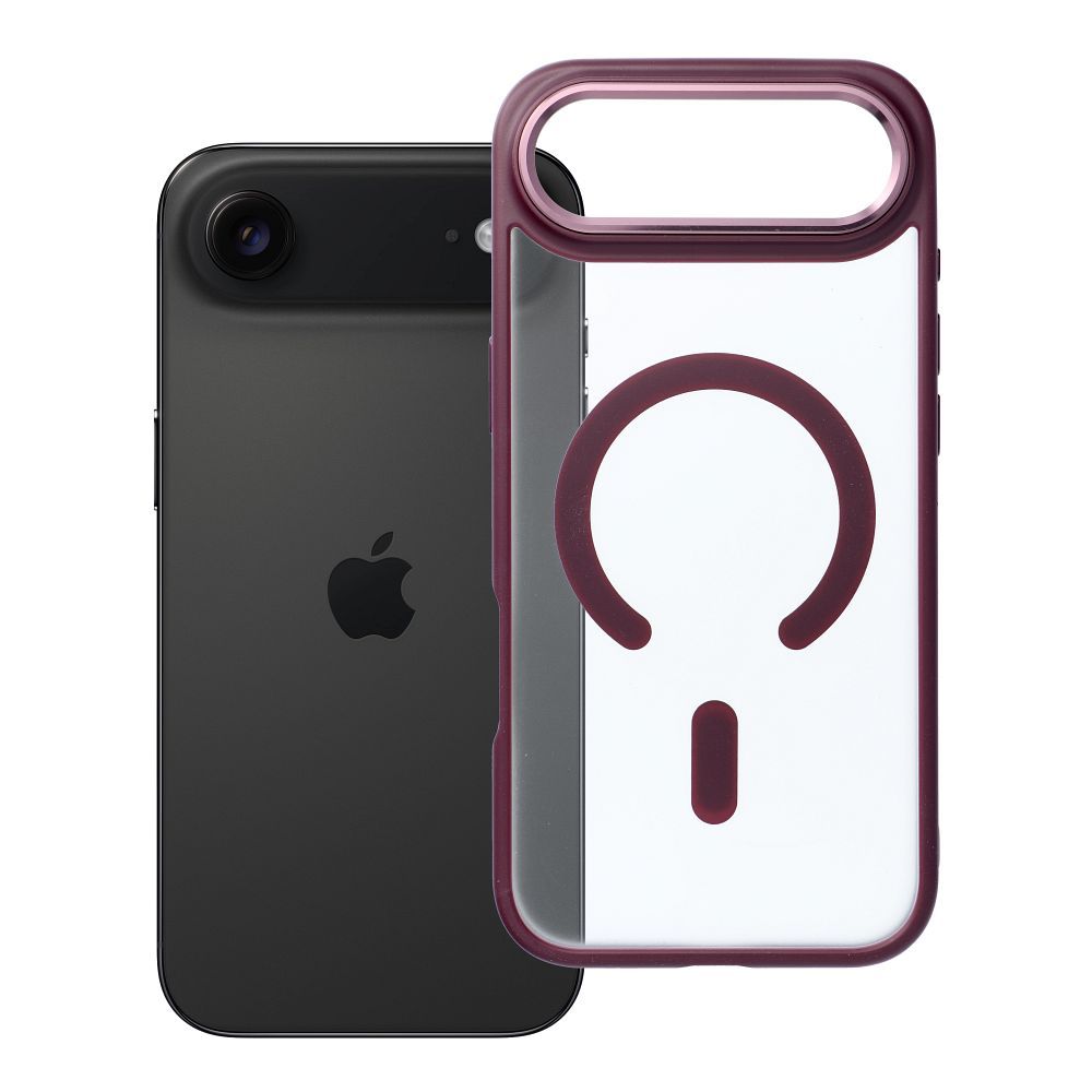 Husa mat Mag pentru iPhone 17 AIR Compatible cu Magsafe Rosu
