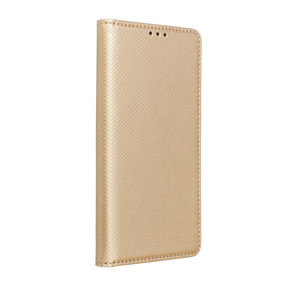 Husa Smart Book pentru Oppo A58 Auriu