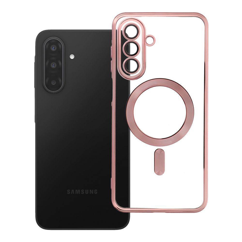 Husa Electro Mag pentru Samsung A17 / A18 Compatible cu Magsafe Auriu-rose