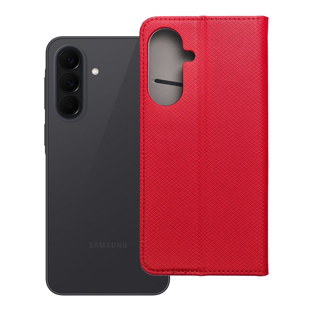 Husa Smart Book pentru Samsung A57 5G Rosu