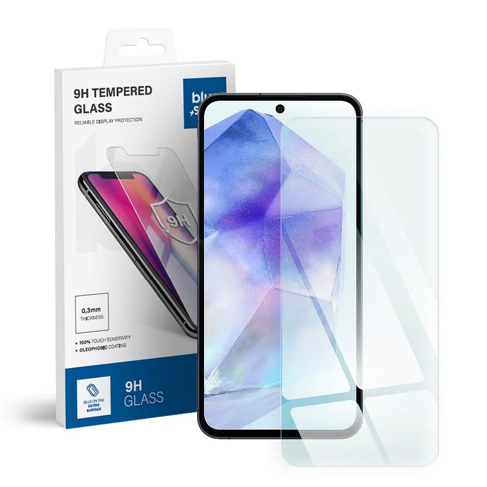 Folie Albastru Star sticla To Samsung Galaxy A55 5G / S25 FE / S26 FE