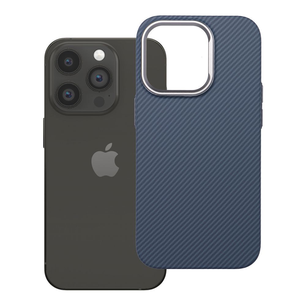 Husa K-look pentru iPhone 14 PRO Compatible cu Magsafe Albastru