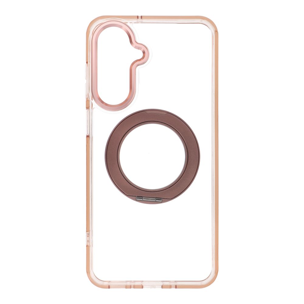 Husa pentru Samsung A17 / A18 Frame Circle Stand Compatible cu Magsafe Auriu