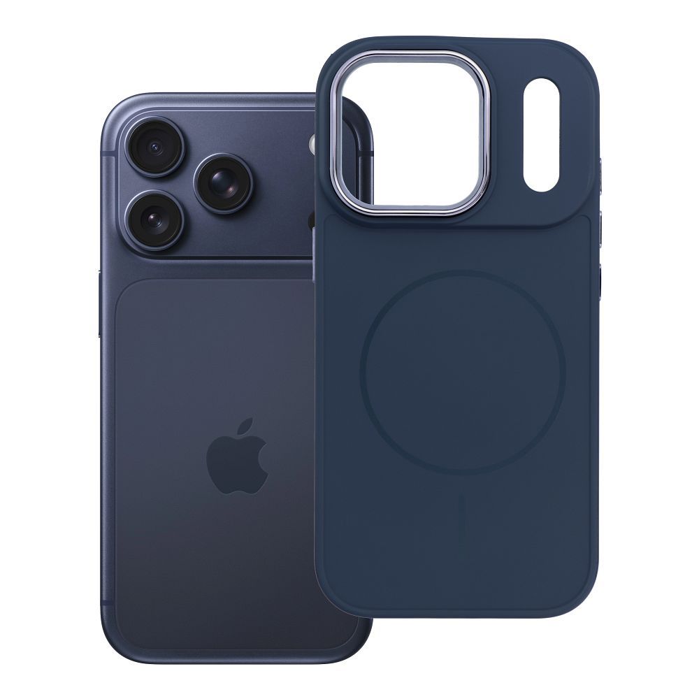 Husa Frame Mag pentru iPhone 18 Pro / 17 Pro Compatible cu Magsafe Bleumarin
