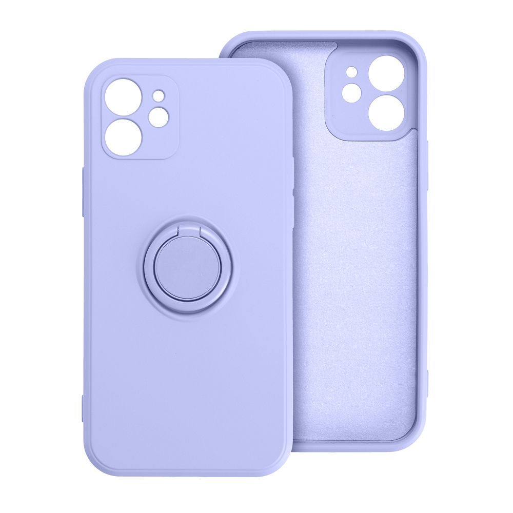 Husa Silicone Ring pentru iPhone 16 Plus Mov