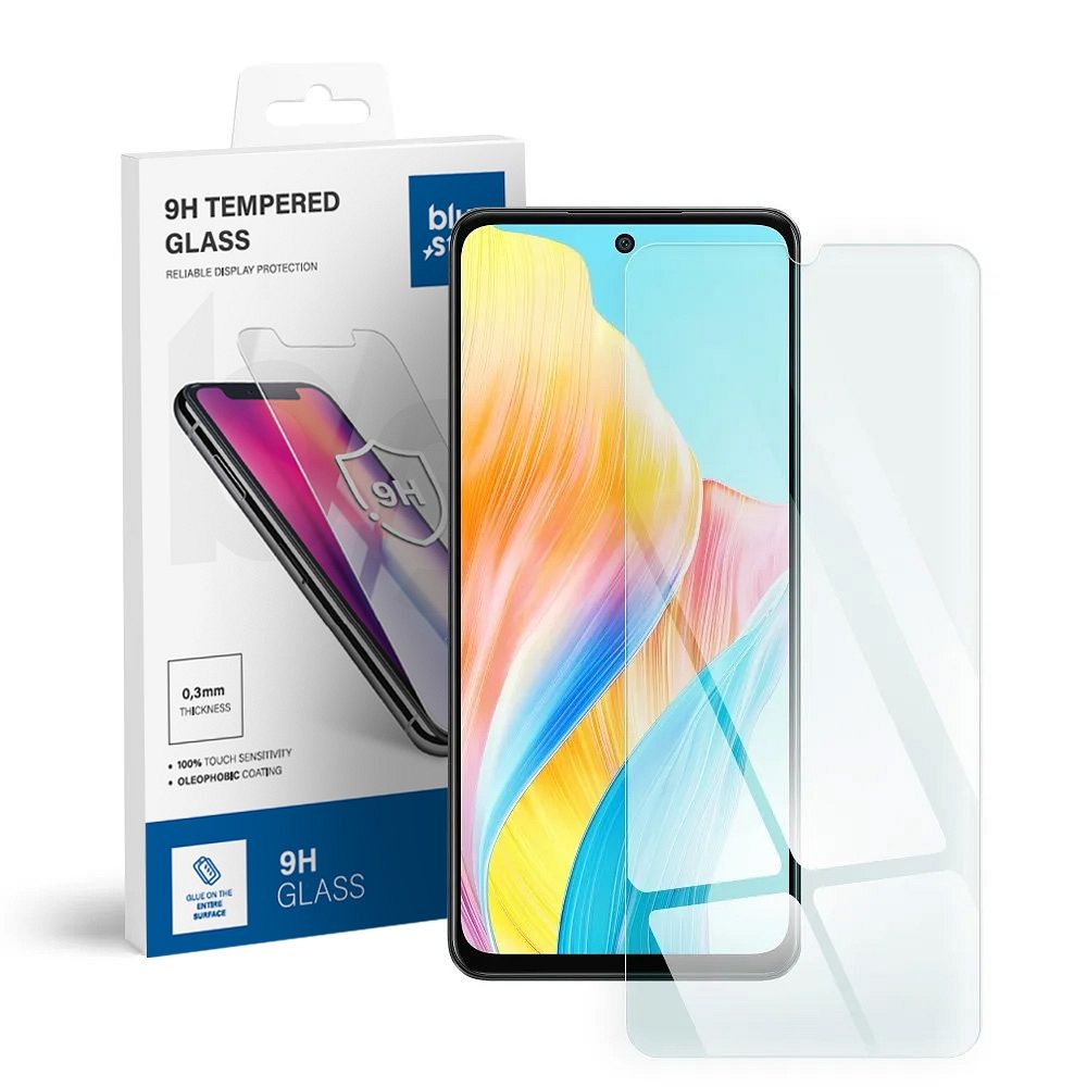 Folie Albastru Star sticla To Oppo A58 4G / LTE