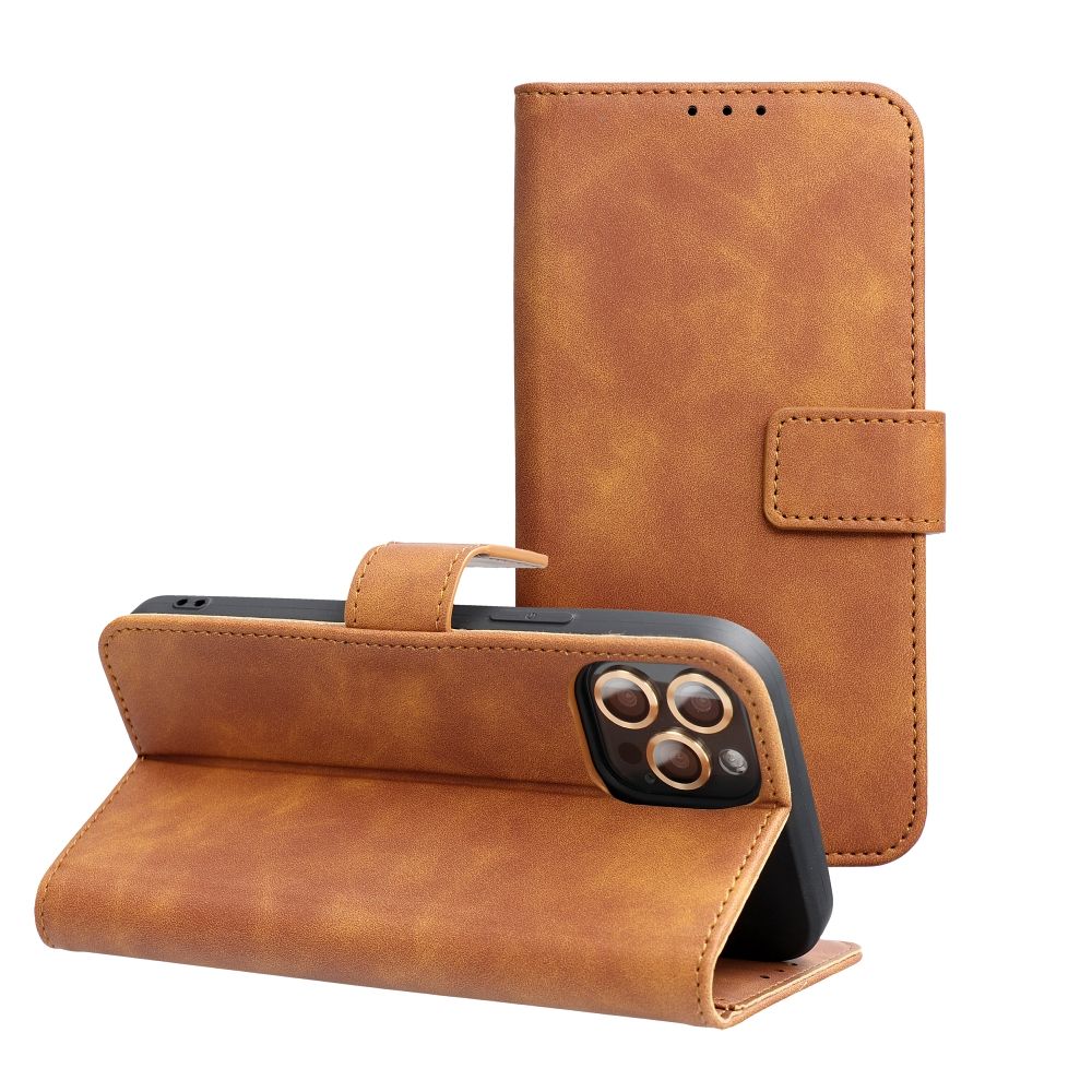 Husa Tender Book Flip pentru Xiaomi Redmi 15 4G / 5G (171.1) Maro