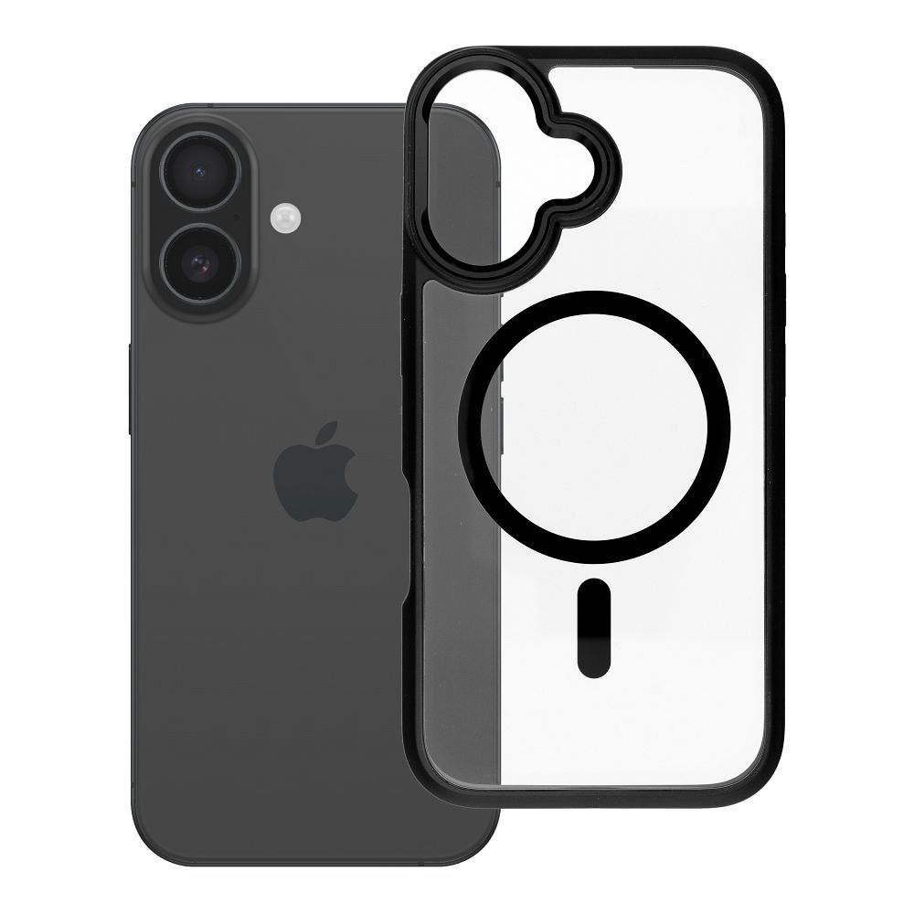 Husa Roar MAG Bumper Compatible cu Magsafe pentru iPhone 16 Negru
