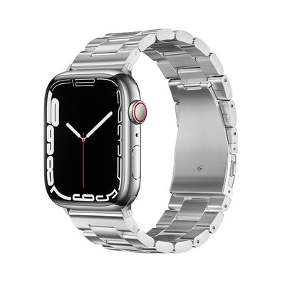Curea Forcell To Apple Watch F-design Fa10 Steel Clasp 38 / 40 / 41 Mm Argintiu