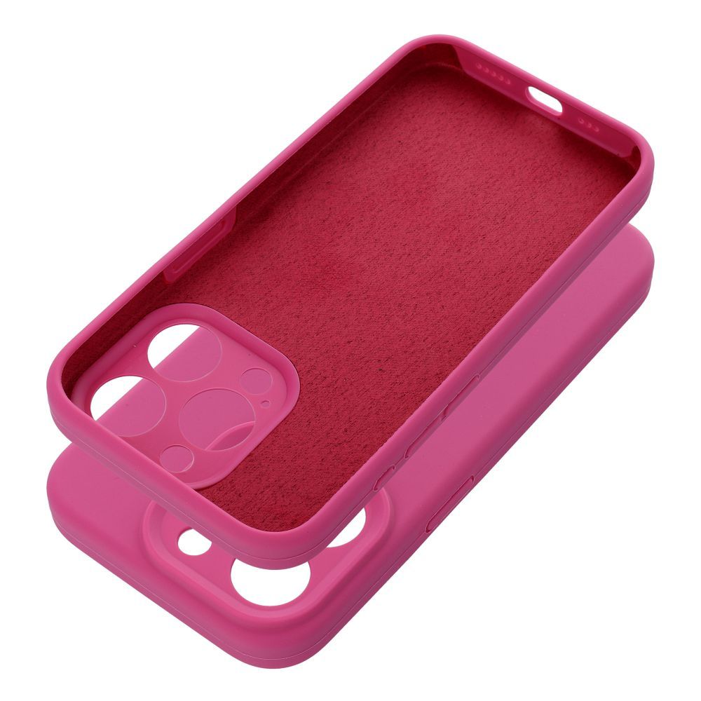 Husa pentru iPhone 16 Plus Silicone 2mm (Camera Protection) Roz