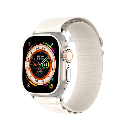 Curea DUX Ducis GS Nylon pentru Apple Watch 42 / 44 / 45 / 49 Mm Platinium