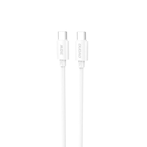 Cablu Dudao L4C Usb-c / Usb-c 30W 2m - Alb
