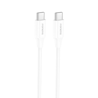Cablu Foneng X63 Usb-c - Usb-c PD 60W 1M Alb