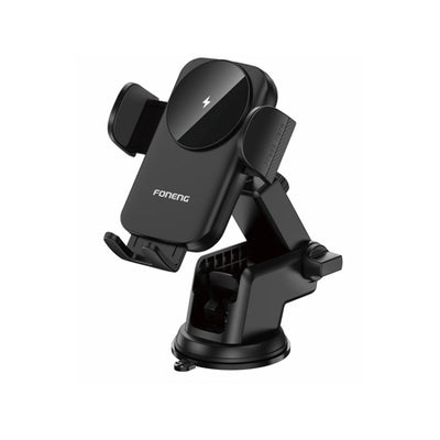 Suport auto Foneng cu Wireless Charging Cp118 15W Center Console Negru