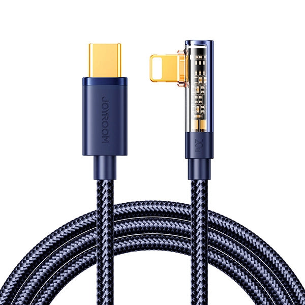 Cablu Joyroom Gaming S-cl020a6 Lightning (Angled) / Usb-c (Straight) 20W 1.2 M - Albastru