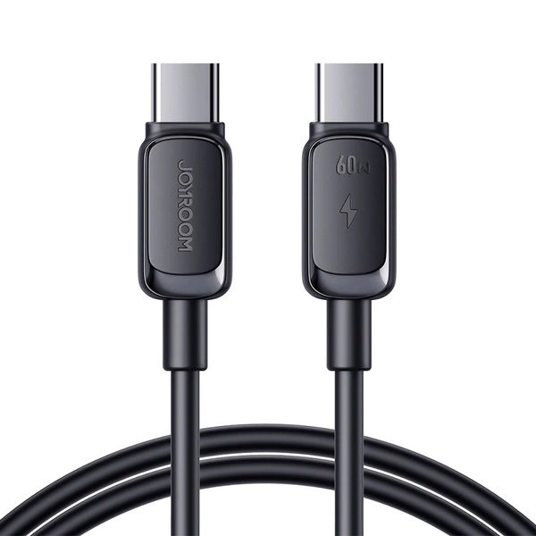 Cablu Joyroom Multi-color Series A14 Usb-c / Usb-c 60W 1.2m - Negru
