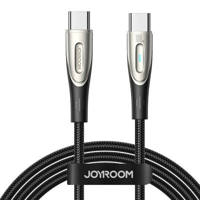 Cablu Joyroom Star-Series deschis Usb-c / Usb-c 100W 1.2m - Negru